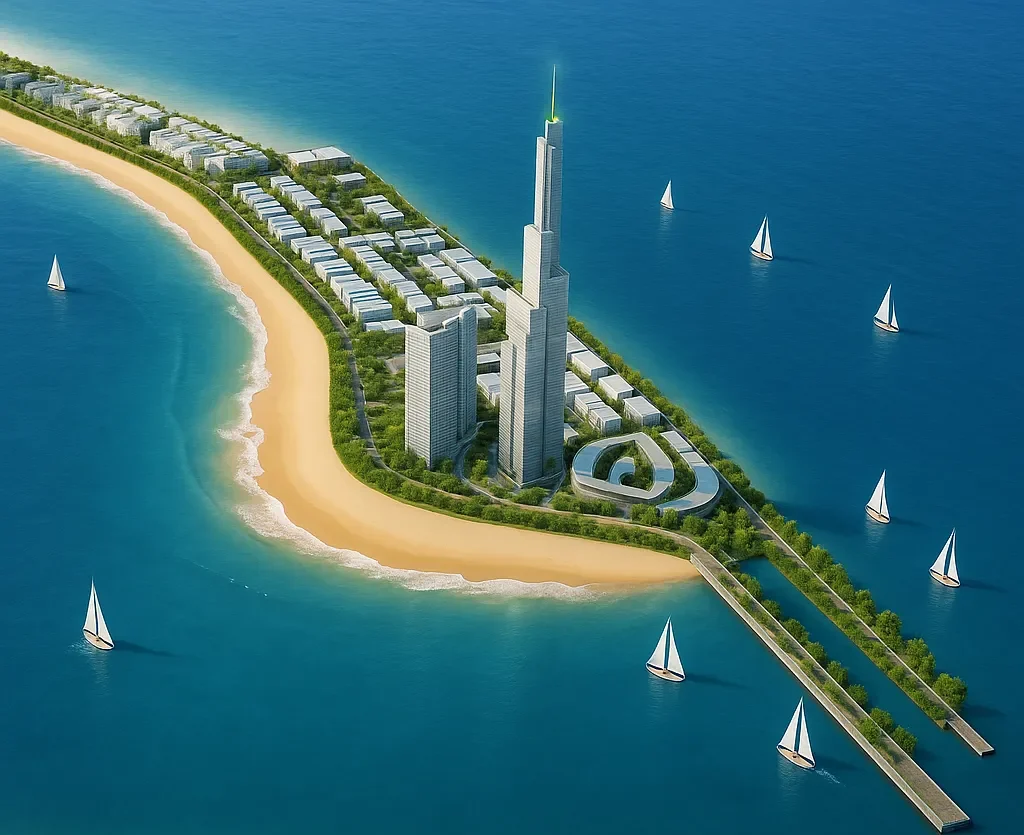 Tháp Hải Đăng 108 tầng Vinhomes Cần Giờ